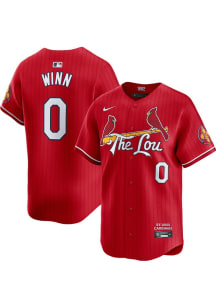 Masyn Winn Nike St Louis Cardinals Mens Red City Connect Limited Baseball Jersey