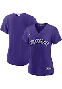 Colorado Rockies Womens Nike Replica Alt Jersey - Purple