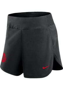 Womens Ohio State Buckeyes Black Nike Bliss Shorts