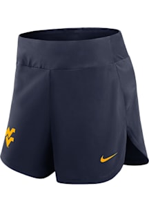 Nike West Virginia Mountaineers Womens Navy Blue Bliss Shorts