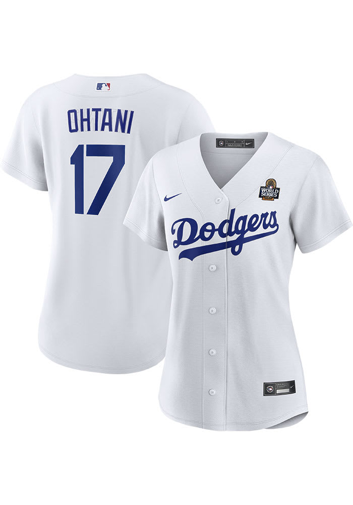 完売限定品 女性用 Dodgers Shohei Ohtani ユニフォーム Shohei Ohtani Los Angeles Dodgers Womens Replica White 2024