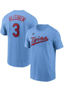 Harmon Killebrew Minnesota Twins Light Blue Coop Short Sleeve Player T Shirt