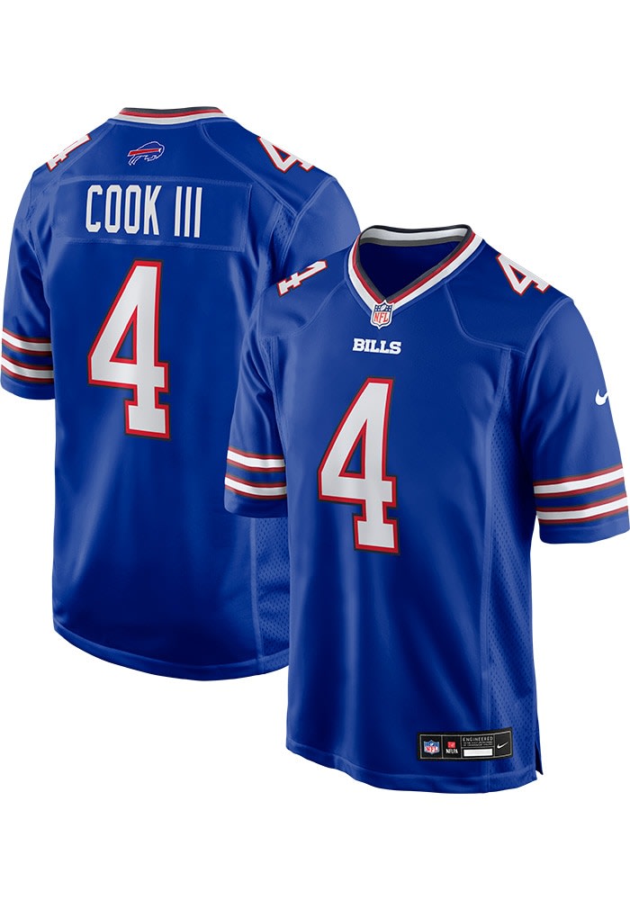 James Cook Buffalo Bills ROYAL Home Jersey - 173214891