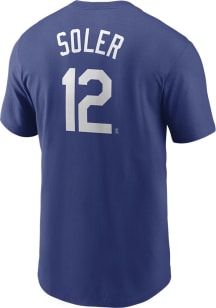 Jorge Soler Kansas City Royals Blue Name Number Short Sleeve Player T Shirt
