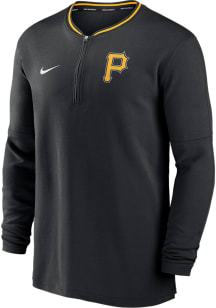Nike Pittsburgh Pirates Mens Black AC DF Long Sleeve Qtr Zip Pullover