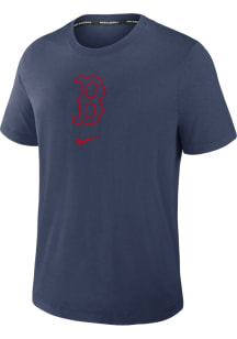 Nike Boston Red Sox Navy Blue AC Early Work Short Sleeve Fashion T Shirt