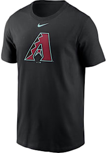 Nike Arizona Diamondbacks Black Fuse Large Logo Short Sleeve T Shirt
