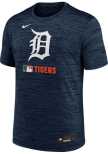Nike Detroit Tigers Navy Blue AC Velocity Short Sleeve T Shirt