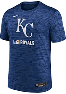 Nike Kansas City Royals Blue AC Velocity Short Sleeve T Shirt