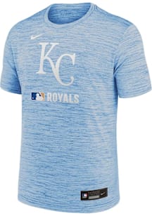 Nike Kansas City Royals Light Blue AC Velocity Short Sleeve T Shirt