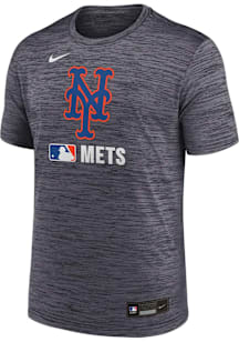 Nike New York Mets Black AC Velocity Short Sleeve T Shirt