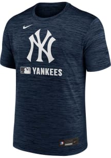 Nike New York Yankees Navy Blue AC Velocity Short Sleeve T Shirt