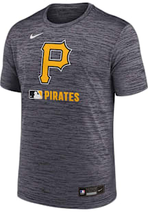 Nike Pittsburgh Pirates Black AC Velocity Short Sleeve T Shirt