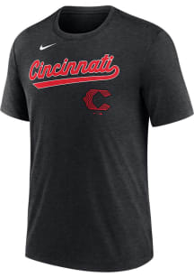 Nike Cincinnati Reds Black City Connect Short Sleeve Fashion T Shirt