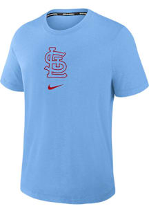 Nike St Louis Cardinals Light Blue AC Early Work Short Sleeve Fashion T Shirt