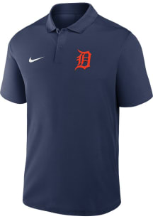 Nike Detroit Tigers Mens Navy Blue Victory Short Sleeve Polo