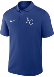 Nike Kansas City Royals Mens Blue Victory Short Sleeve Polo