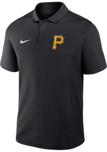 Nike Pittsburgh Pirates Mens Black Victory Short Sleeve Polo