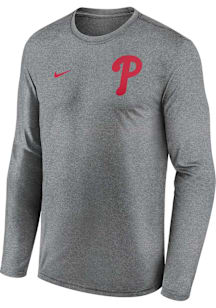 Nike Philadelphia Phillies Grey Legend Long Sleeve T-Shirt