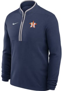 Nike Houston Astros Mens Navy Blue Victory Long Sleeve Qtr Zip Pullover