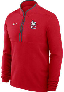 Nike St Louis Cardinals Mens Navy Blue Victory Long Sleeve Qtr Zip Pullover