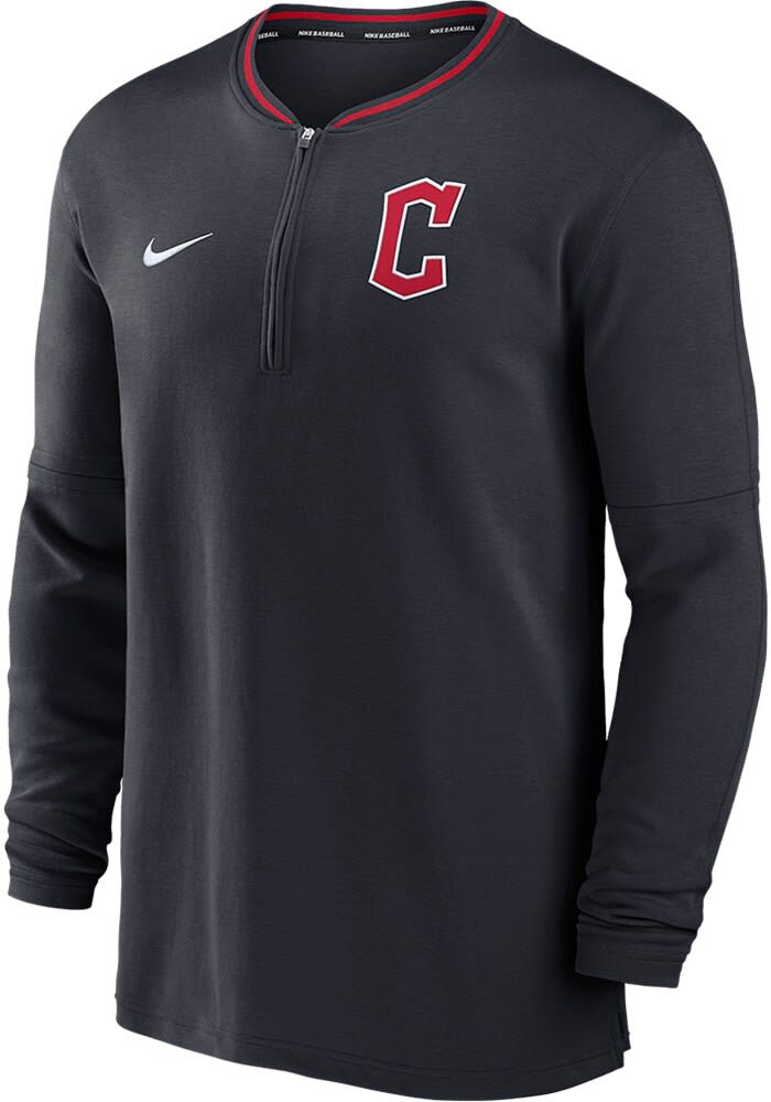 Nike Cleveland Guardians Mens NAVY AC DF Pullover - 173215360