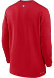 Nike Philadelphia Phillies Mens Red AC DF Long Sleeve Qtr Zip Pullover