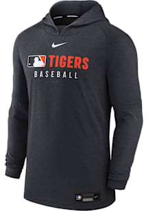 Nike Detroit Tigers Mens Navy Blue AC Lightweight Long Sleeve Lightweight Hoodie