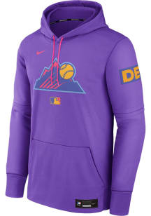 Nike Colorado Rockies Mens Black AC City Connect TF Hood