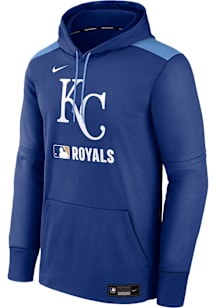 Nike Kansas City Royals Mens Blue AC Therma Fit Hood