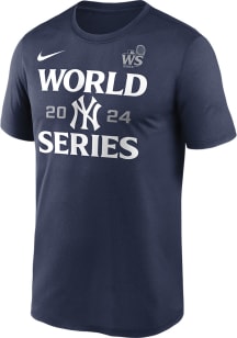 Nike New York Yankees Navy Blue 2024 AC World Series Participant Legend Short Sleeve T Shirt