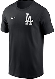 Nike Los Angeles Dodgers Black Hit Short Sleeve T Shirt