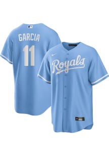 Maikel Garcia Kansas City Royals Mens Replica Alt Jersey - Light Blue