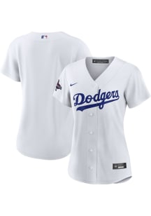 Los Angeles Dodgers Womens Nike Replica 2024 World Series Champs Jersey - White