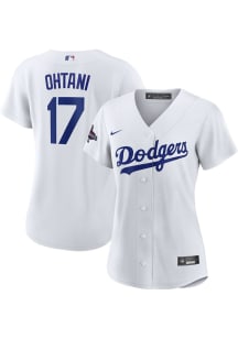 Shohei Ohtani Los Angeles Dodgers Womens Replica 2024 World Series Champs Jersey - White