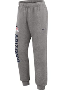 Nike Arizona Wildcats Mens Grey Club Fleece Sweatpants