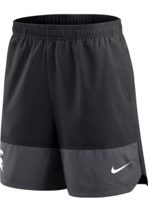 Mens Michigan State Spartans Black Nike Dri-Fit Woven Shorts