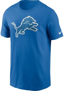 Nike Detroit Lions Blue Logo Essential Short Sleeve T Shirt