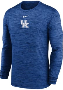 Nike Kentucky Wildcats Blue Sideline Velocity Long Sleeve T-Shirt