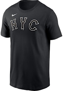Nike New York Mets Black City Connect Short Sleeve T Shirt