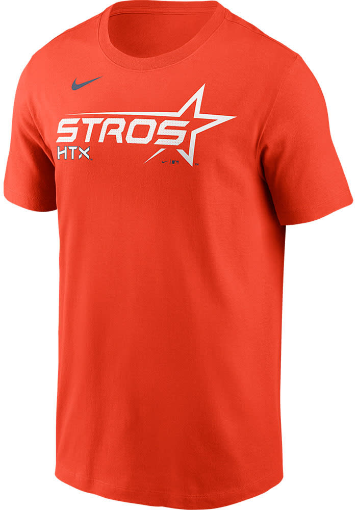Nike Houston Astros ORANGE City Connect Short Sleeve T Shirt