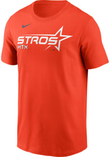 Nike Houston Astros Orange City Connect Short Sleeve T Shirt