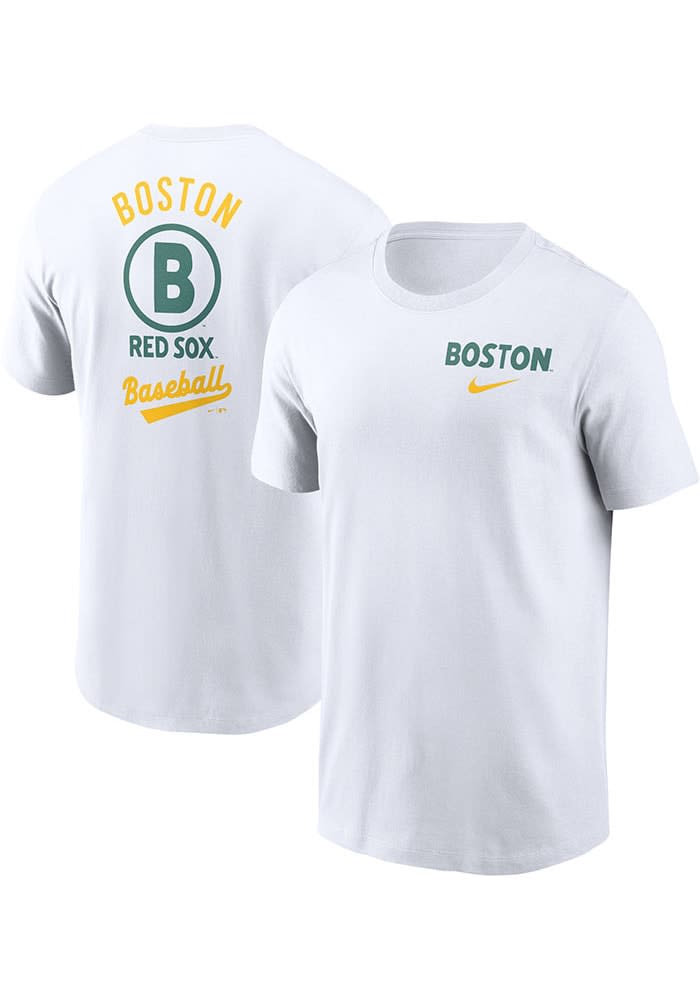 Nike Boston Red Sox White City Connect Short Sleeve T Shirt