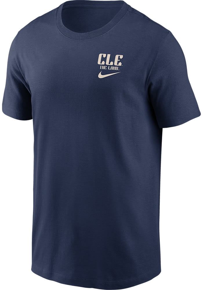 Nike Cleveland Guardians NAVY City Connect Short Sleeve T Shirt