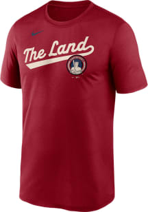 Nike Cleveland Guardians Red City Connect Short Sleeve T Shirt
