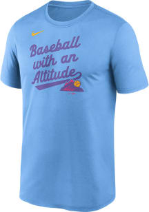 Nike Colorado Rockies Light Blue City Connect Short Sleeve T Shirt