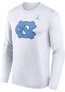 Nike North Carolina Tar Heels White Legend Primary Logo Long Sleeve T-Shirt