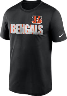 Nike Cincinnati Bengals Black TN Logo Legend Short Sleeve T Shirt