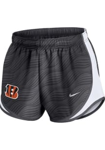 Nike Cincinnati Bengals Womens Grey Patterned Tempo Shorts