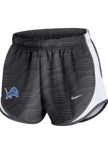Nike Detroit Lions Womens Grey Patterned Tempo Shorts